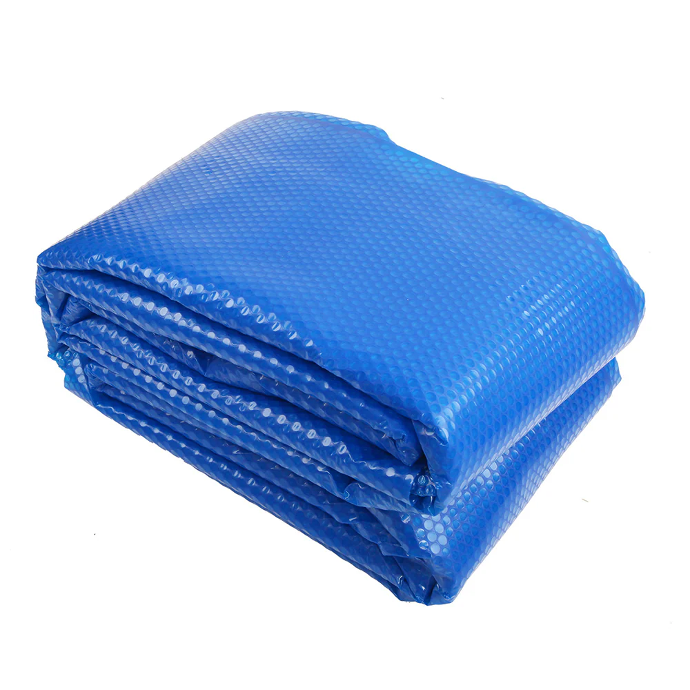Pool Cover 500 Micron 7x4m Swimming Pool Solar Blanket - Blue Silver - Nurns