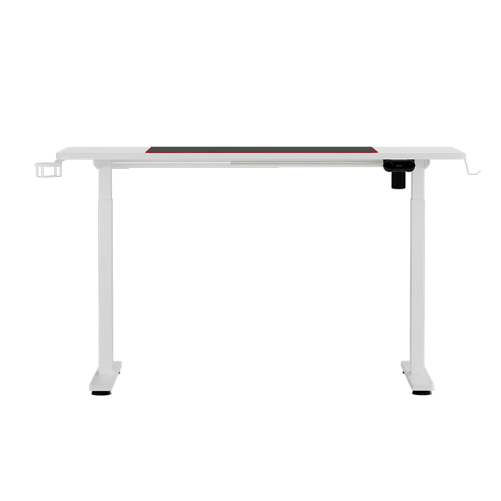 Artiss Standing Desk Motorised Gaming Desks White 140cm - Nurns