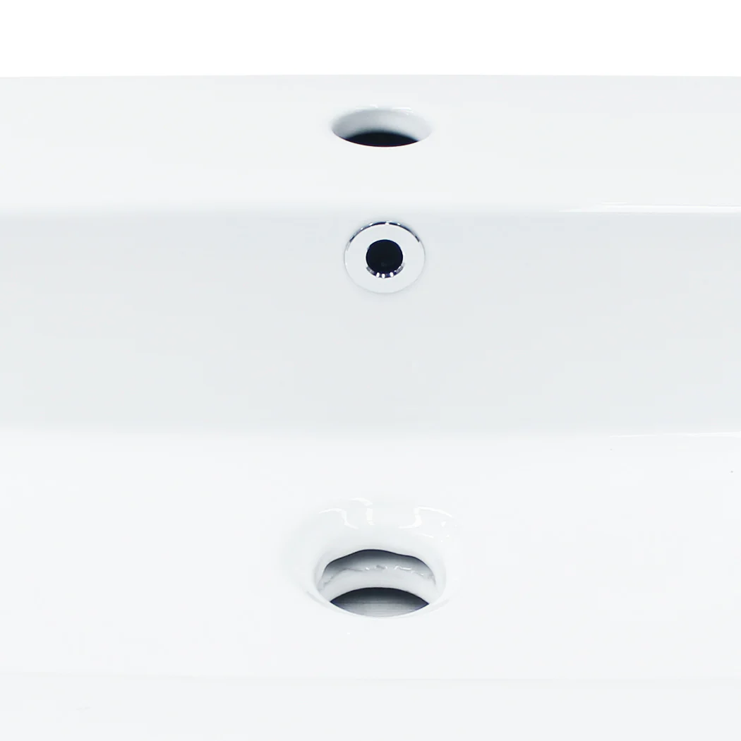 Rectangular Ceramic Basin Bathroom Wash Counter Top Hand Wash Bowl Sink Vanity Above Basins - Nurns