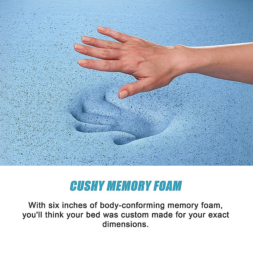 Kairos 15.25cm Mattress Memory Foam Green Tea Infused - Queen - Nurns