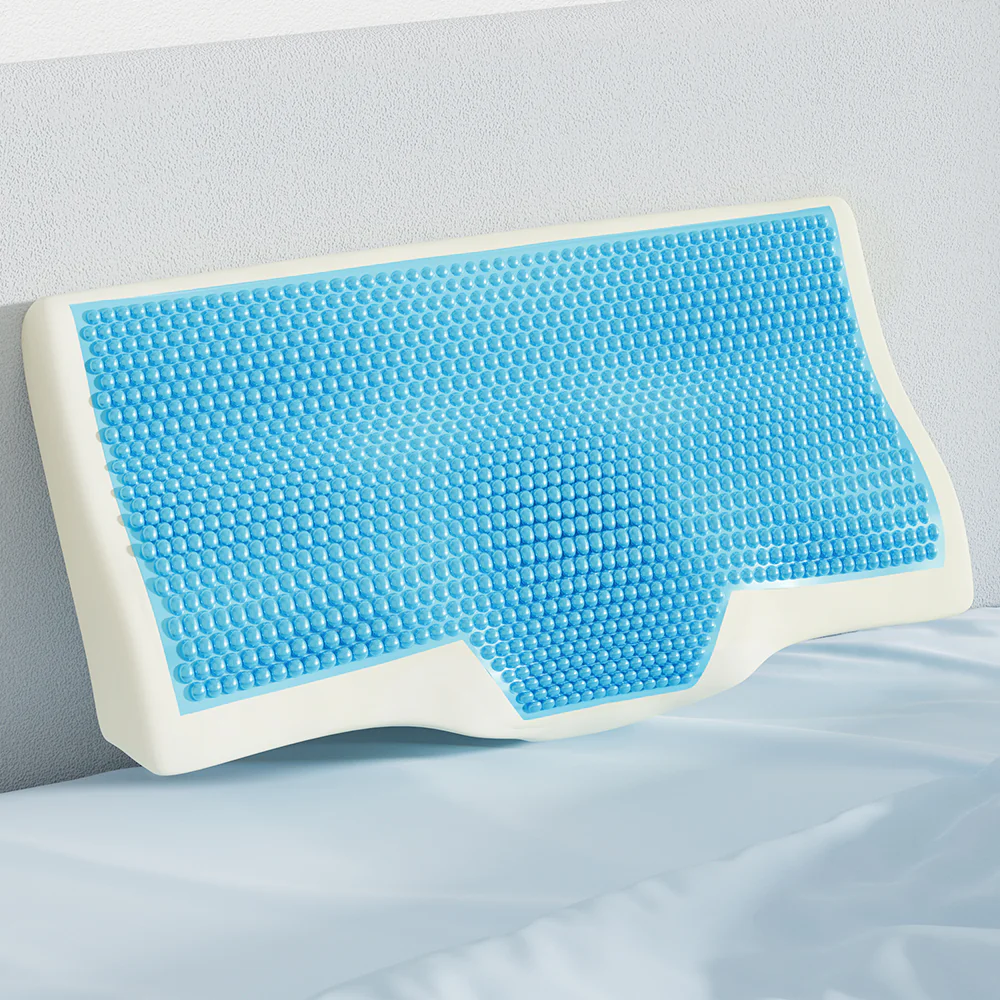 Memory Foam Contour Pillow Cool Gel Bamboo Cover - Nurns