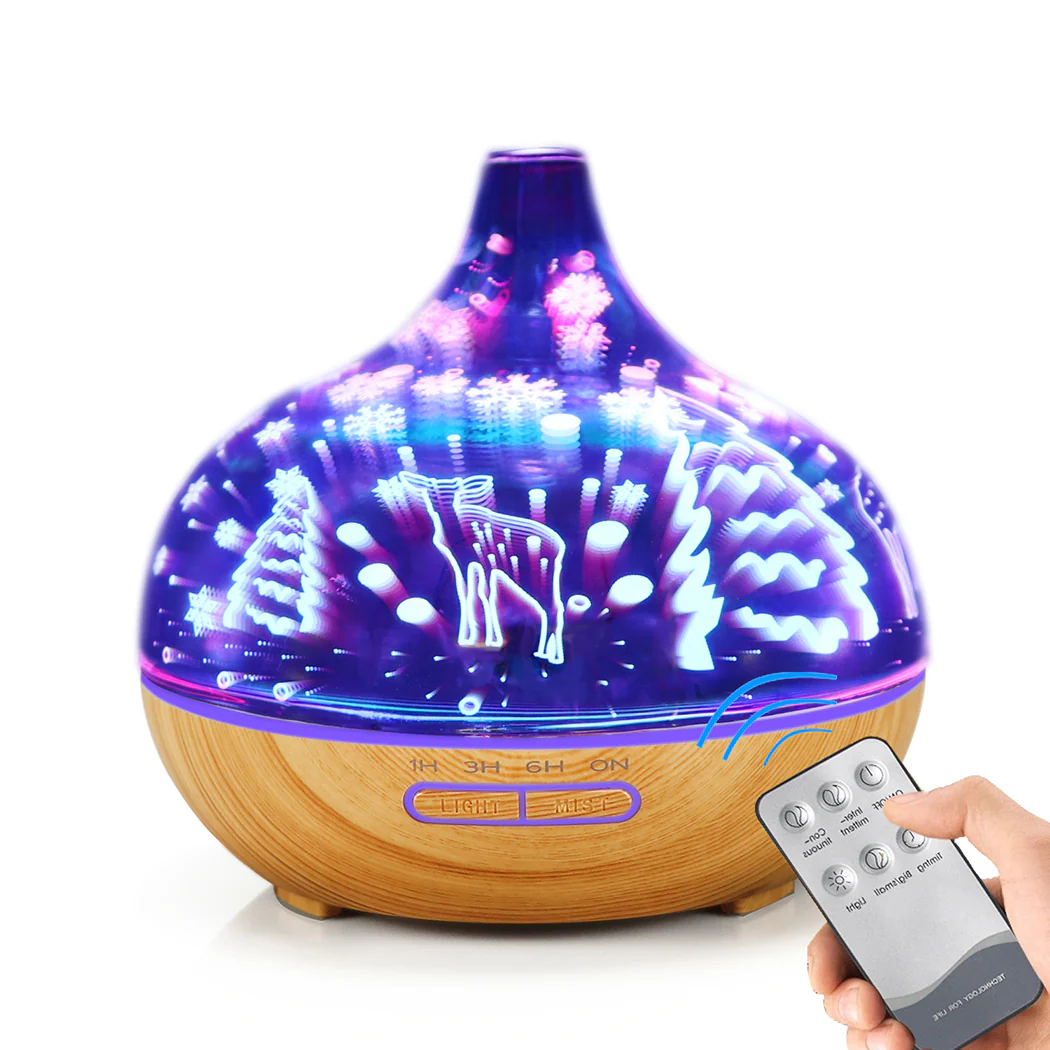 Aroma Diffuser Aromatherapy Ultrasonic Humidifier Essential Oil Purifier Deer - Nurns