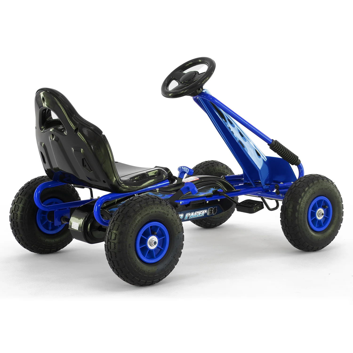 G95 Kids Ride On Pedal Go Kart - Blue - Nurns