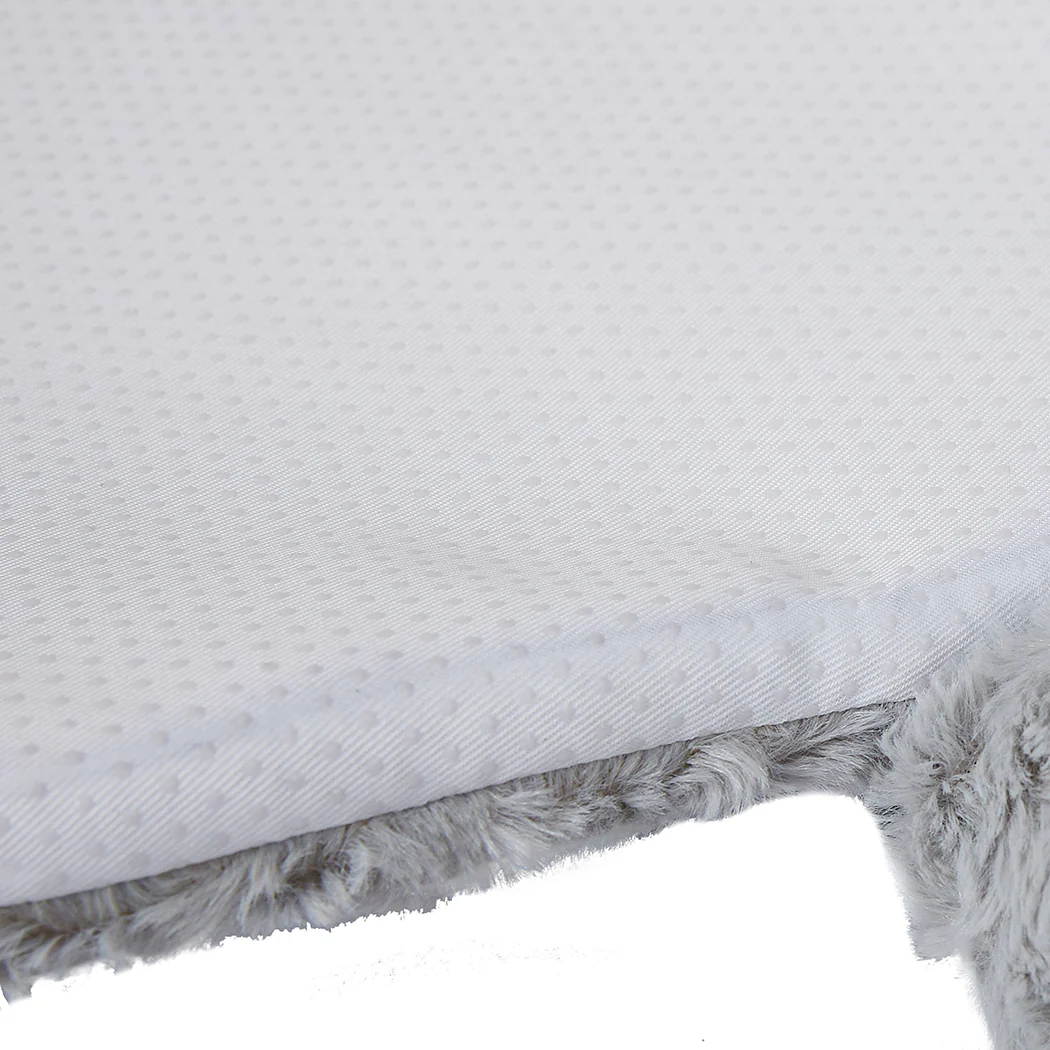 LARGE Dog Beds Pet Calming Squeaky - Grey - Nurns