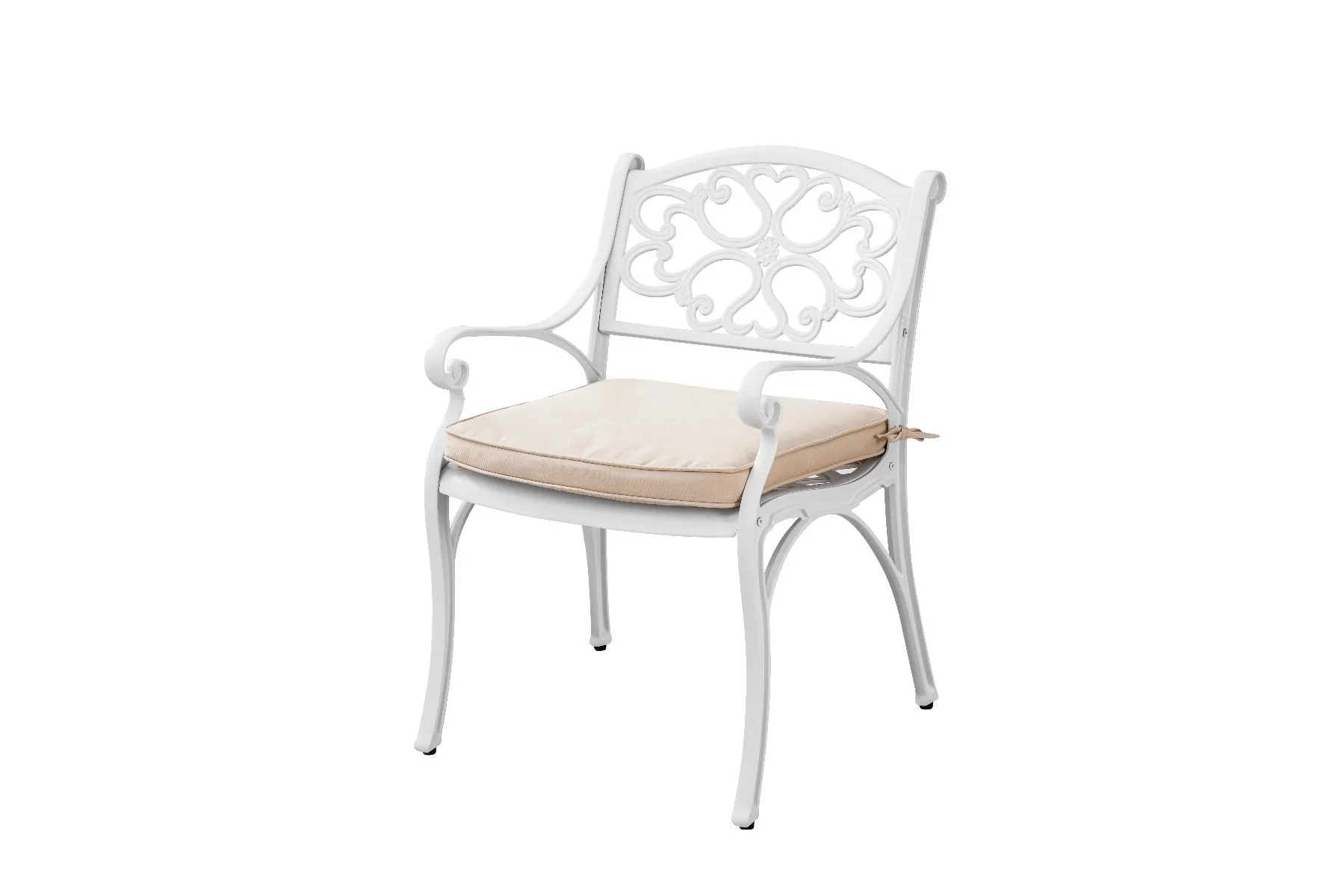 Lydia Aluminium Chair - White - Nurns