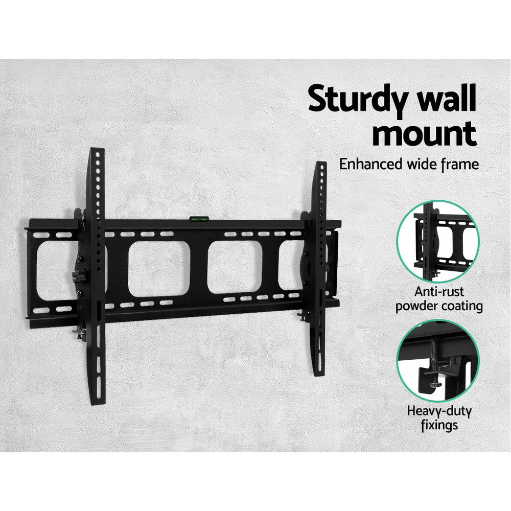 TV Wall Mount Bracket Tilt Flat Slim LED LCD Plasma 42 55 65 75 90 inch - Nurns