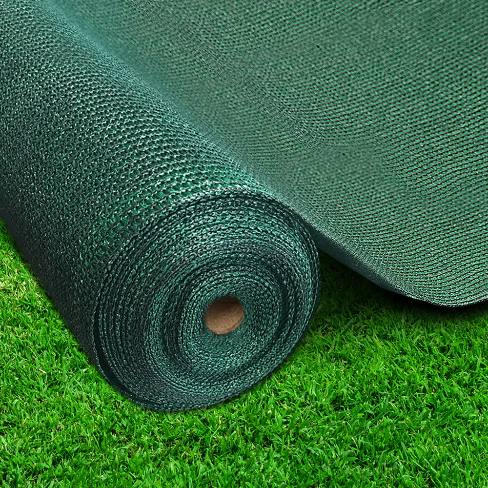 Instahut 50% Shade Cloth 3.66x20m Shade cloth Sail Heavy Duty Green - Nurns
