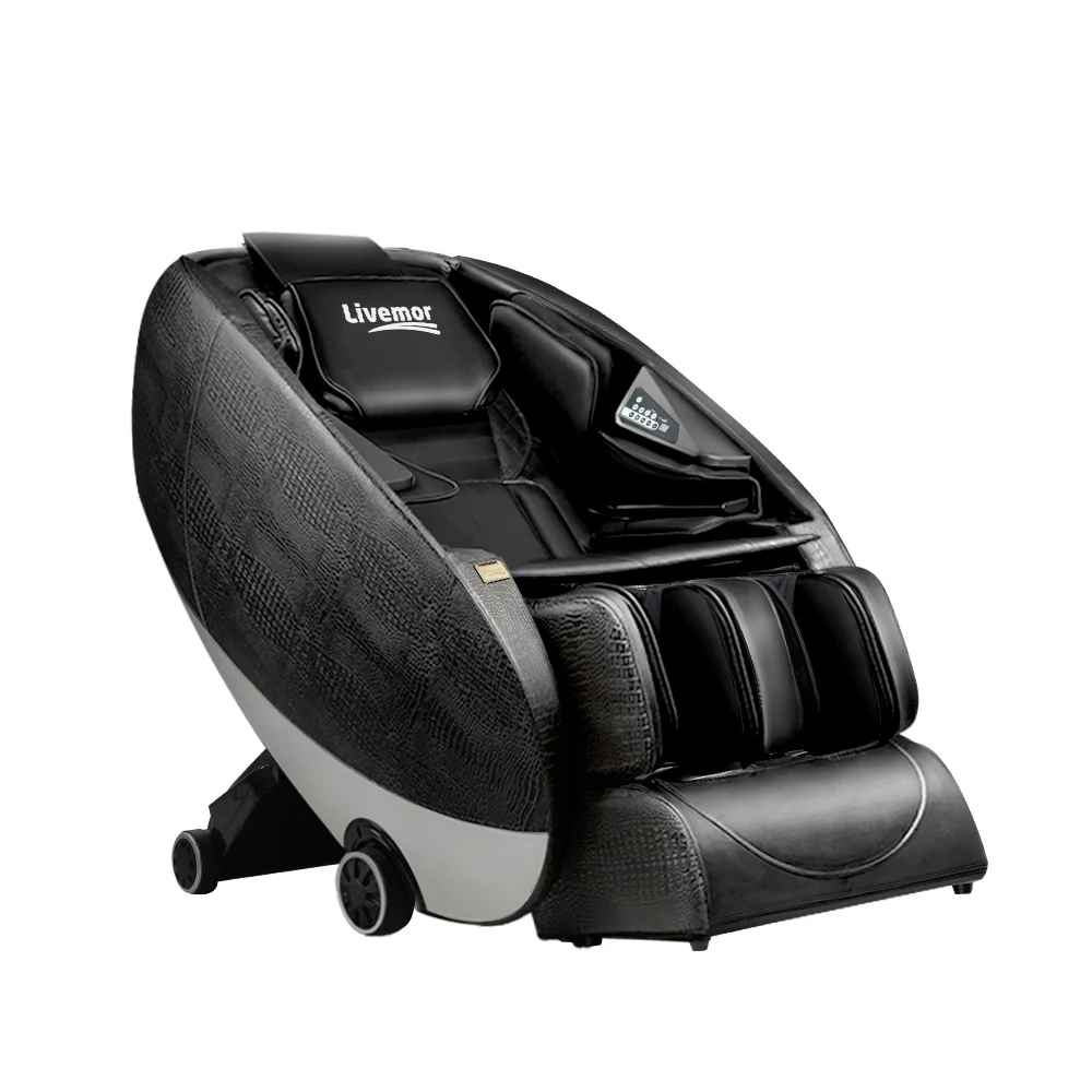 Kirin Massage Chair Electric Recliner Zero Gravity Massage Chair Deluxe - Black - Nurns