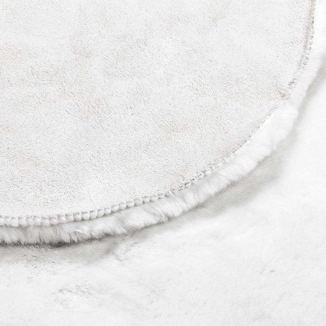 Lennon 60x160cm Floor Rug Area Rugs Cloud Fluffy - White - Nurns