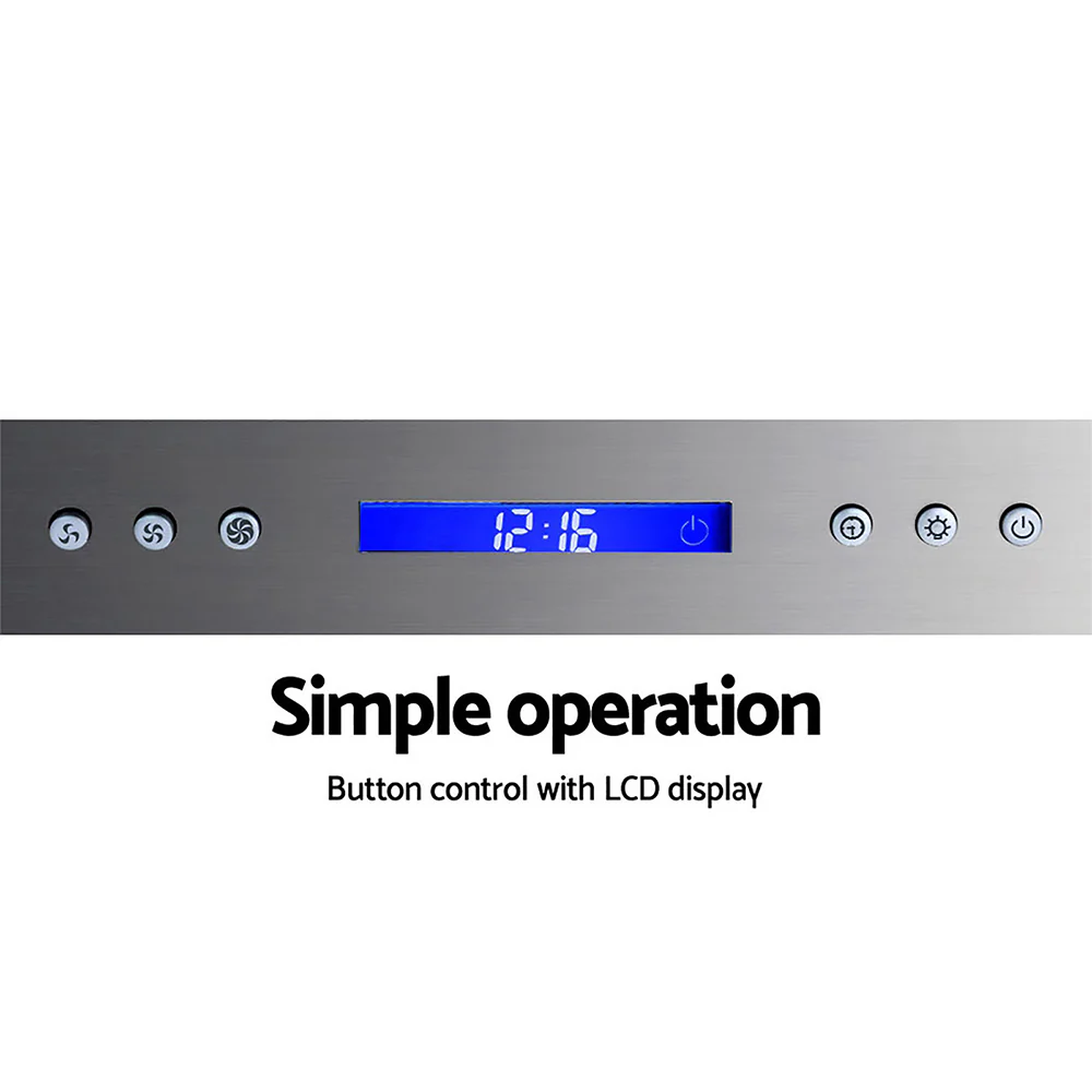 Devanti 1500mm Range Hood 150cm BBQ Commercial Rangehood - Nurns