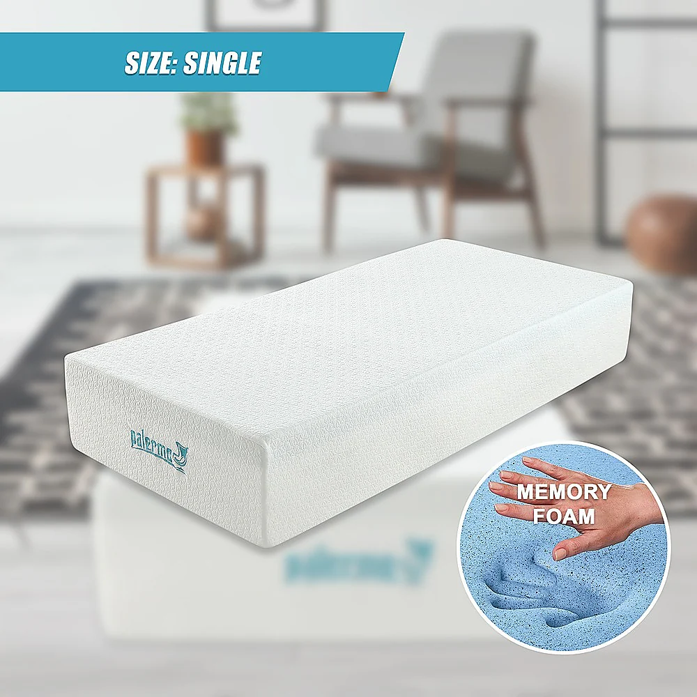 Kairos 30cm Mattress Memory Foam Green Tea Infused - Single - Nurns