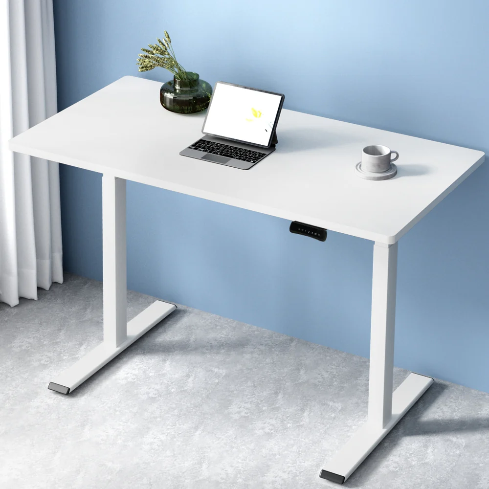 Artiss Standing Desk Motorised Dual Motor 120cm White - Nurns