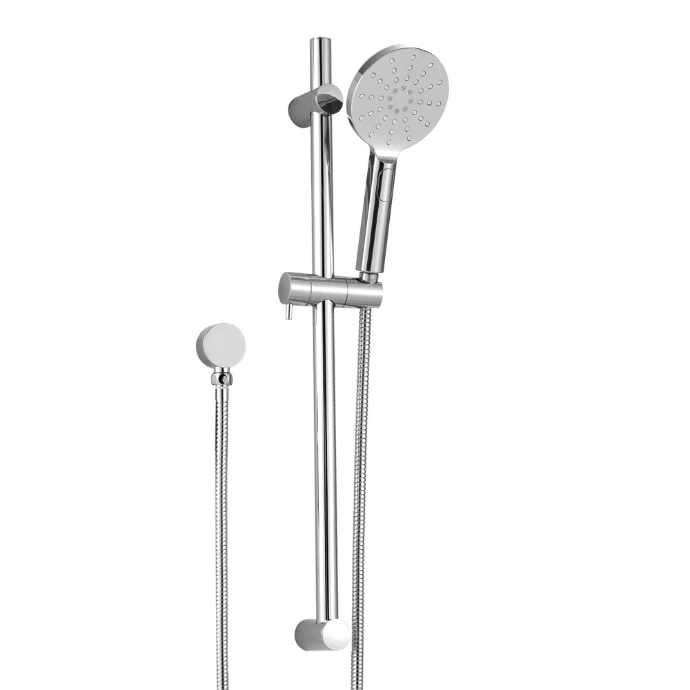 Handheld Shower Head Wall Holder 4.7'' High Pressure Adjustable 3 Modes - Chrome - Nurns