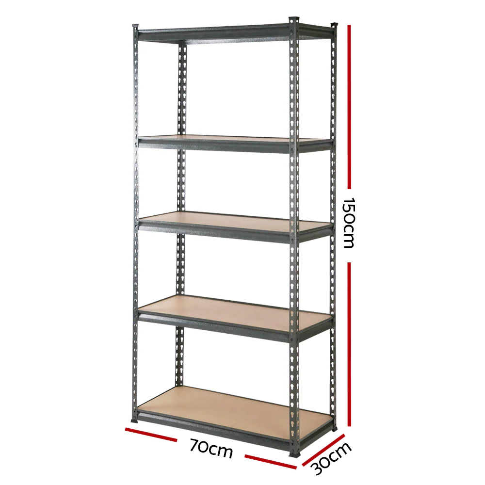 Giantz 6x1.5M Garage Shelving Warehouse Rack Pallet Racking Storage Shelves - Nurns