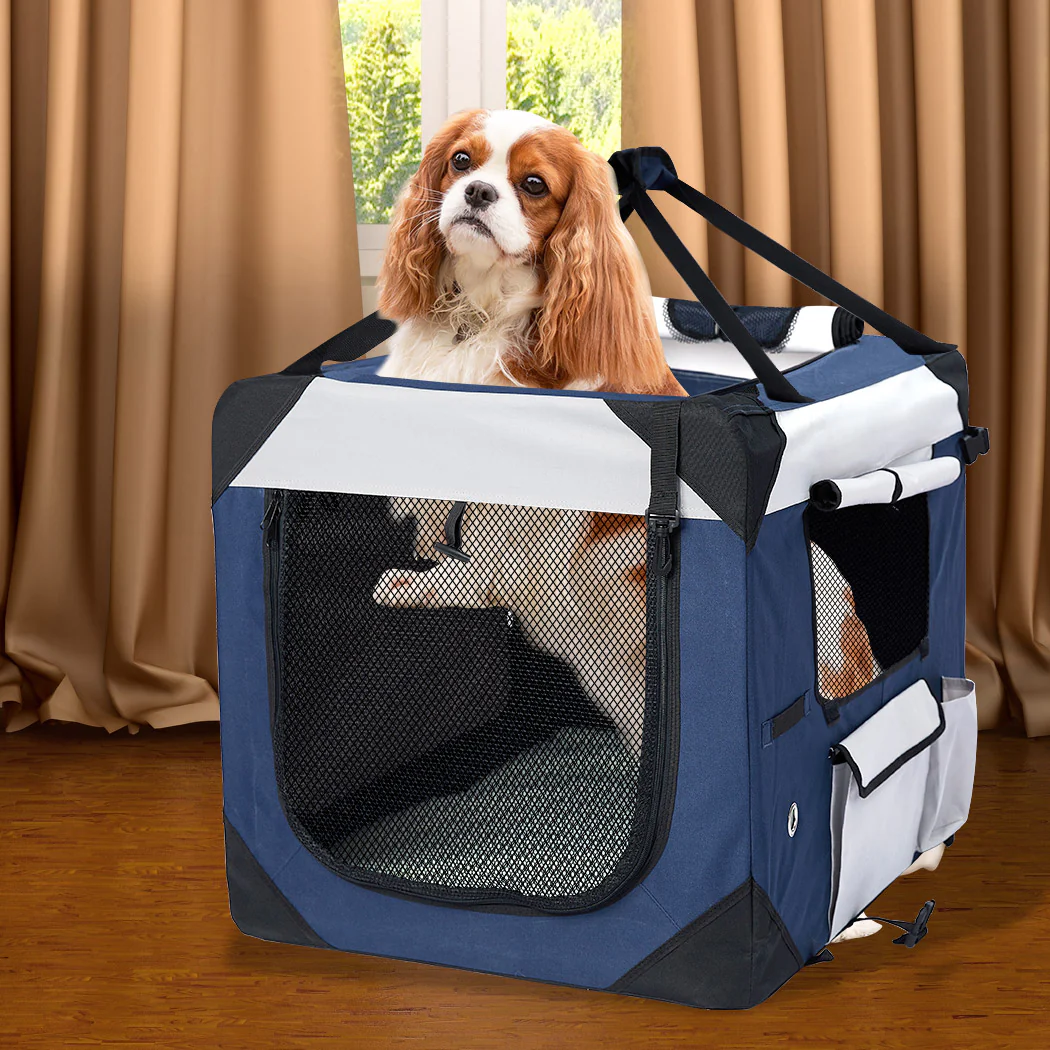 Pet Carrier Bag Dog Puppy Spacious Outdoor Travel Hand Portable Crate XLarge - Nurns
