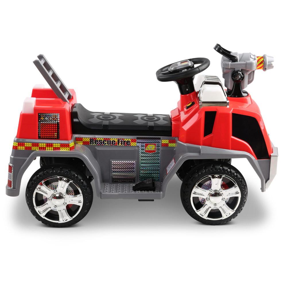 Kids Ride On Fire Truck Motorbike Motorcycle Car - Red - Nurns