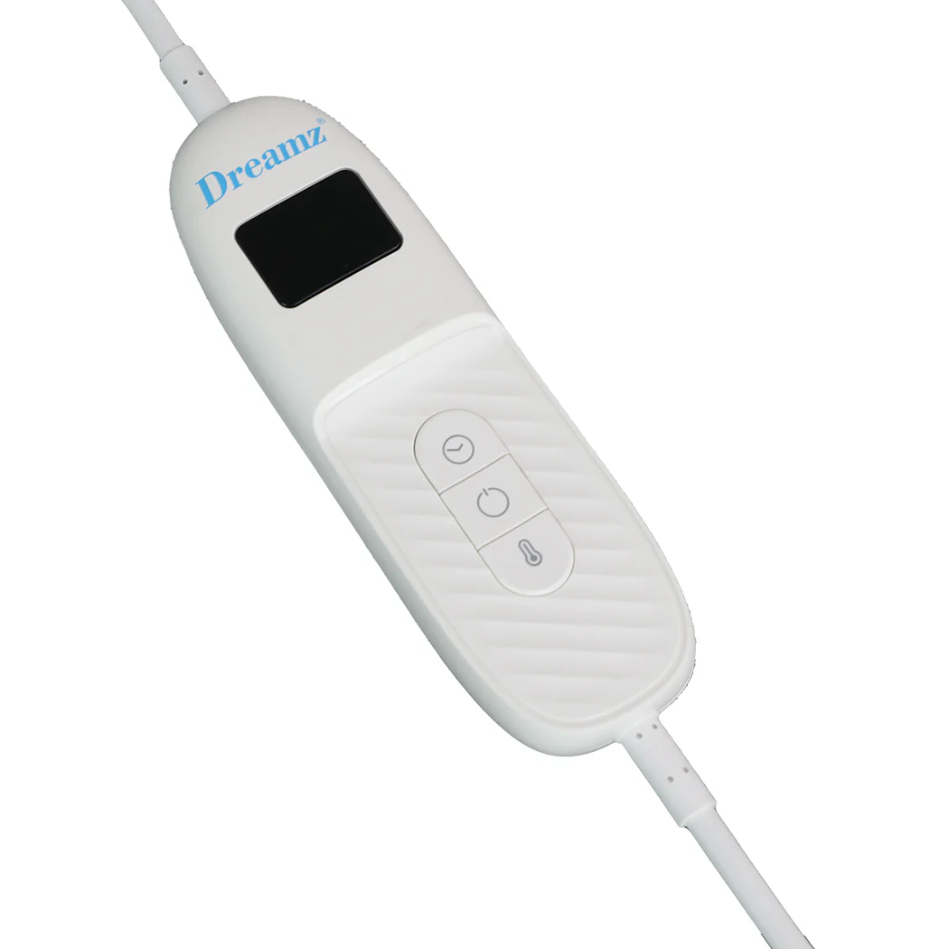 Wilbur Electric Soft Blanket Heated Timer Bedding Washable Warm Winter Plush - Brown - Nurns