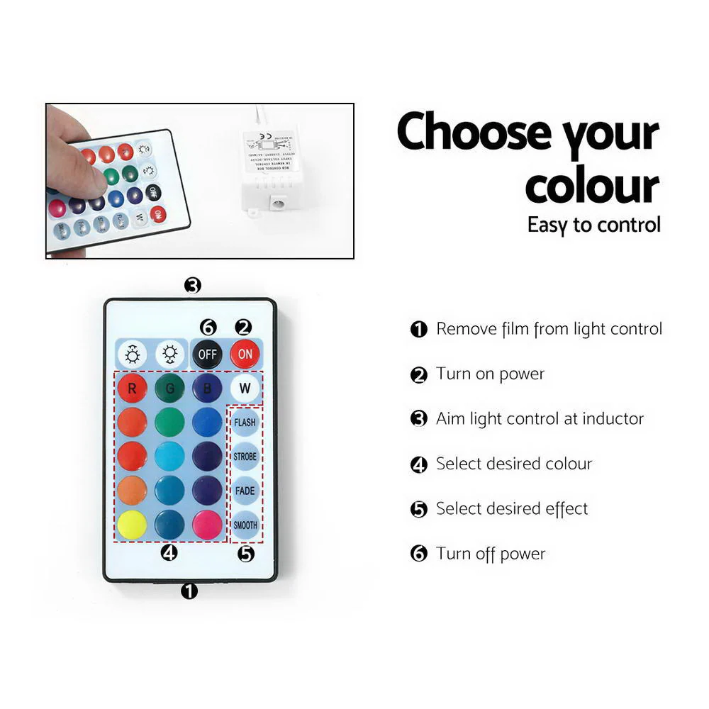 Erica 160cm TV Cabinet Entertainment Unit Stand RGB LED Gloss Furniture - Black - Nurns