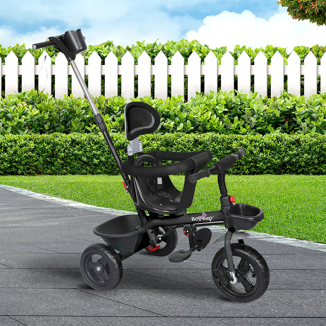 Kids Tricycle Ride On Trike Toddler - Black - Nurns