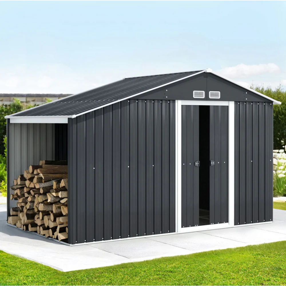 Giantz Garden Shed 3.22x1.96M Outdoor Storage Tool Workshop House Shelter - Nurns