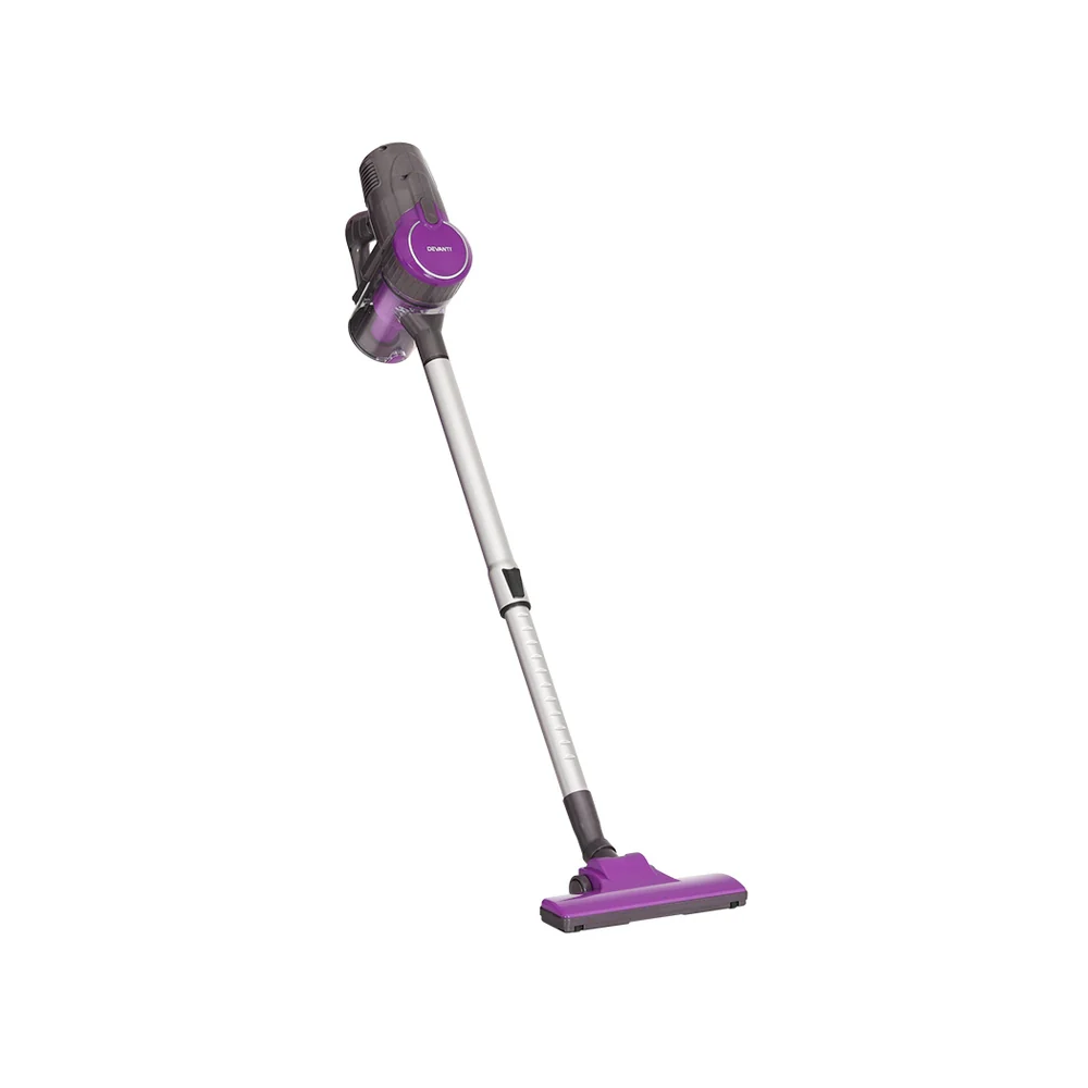 Devanti Stick Vacuum Cleaner Bagless Corded 500W Purple - Nurns