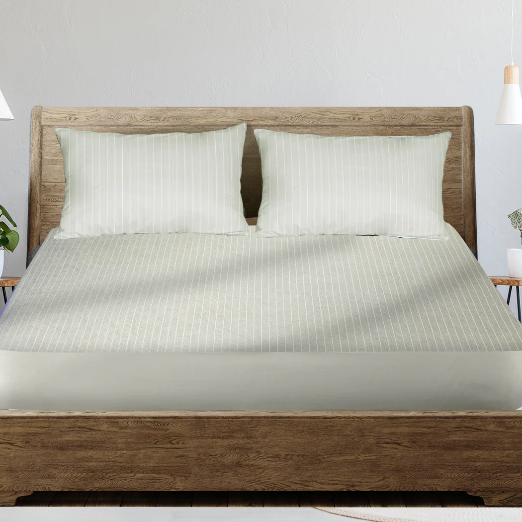 King DreamZ Mattress Protector Pillowcases Grey - Nurns