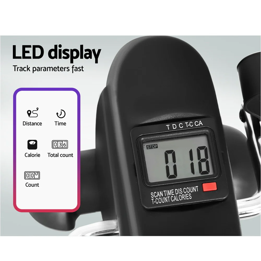 Everfit Pedal Exerciser Mini Exercise Bike Cross Trainer Under Desk Bike - Nurns