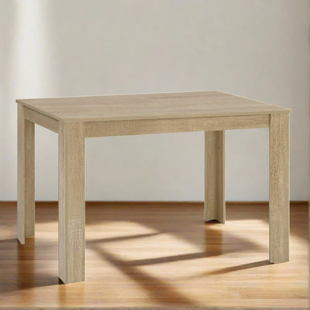 Dining Table 4 Seater Wooden Kitchen Tables Oak 120cm Cafe Restaurant - Nurns