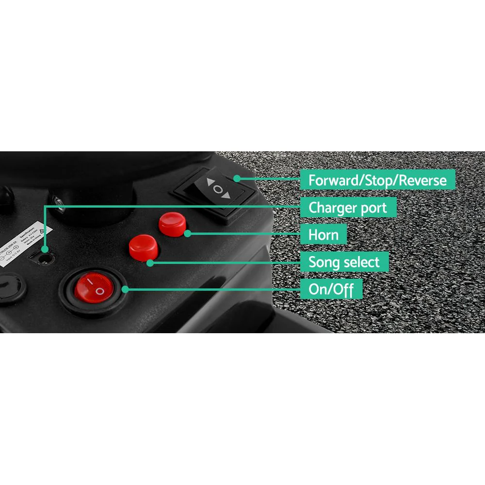 Ride On Cars Kids Electric Toys Car Battery Truck Childrens Motorbike Toy - Black - Nurns