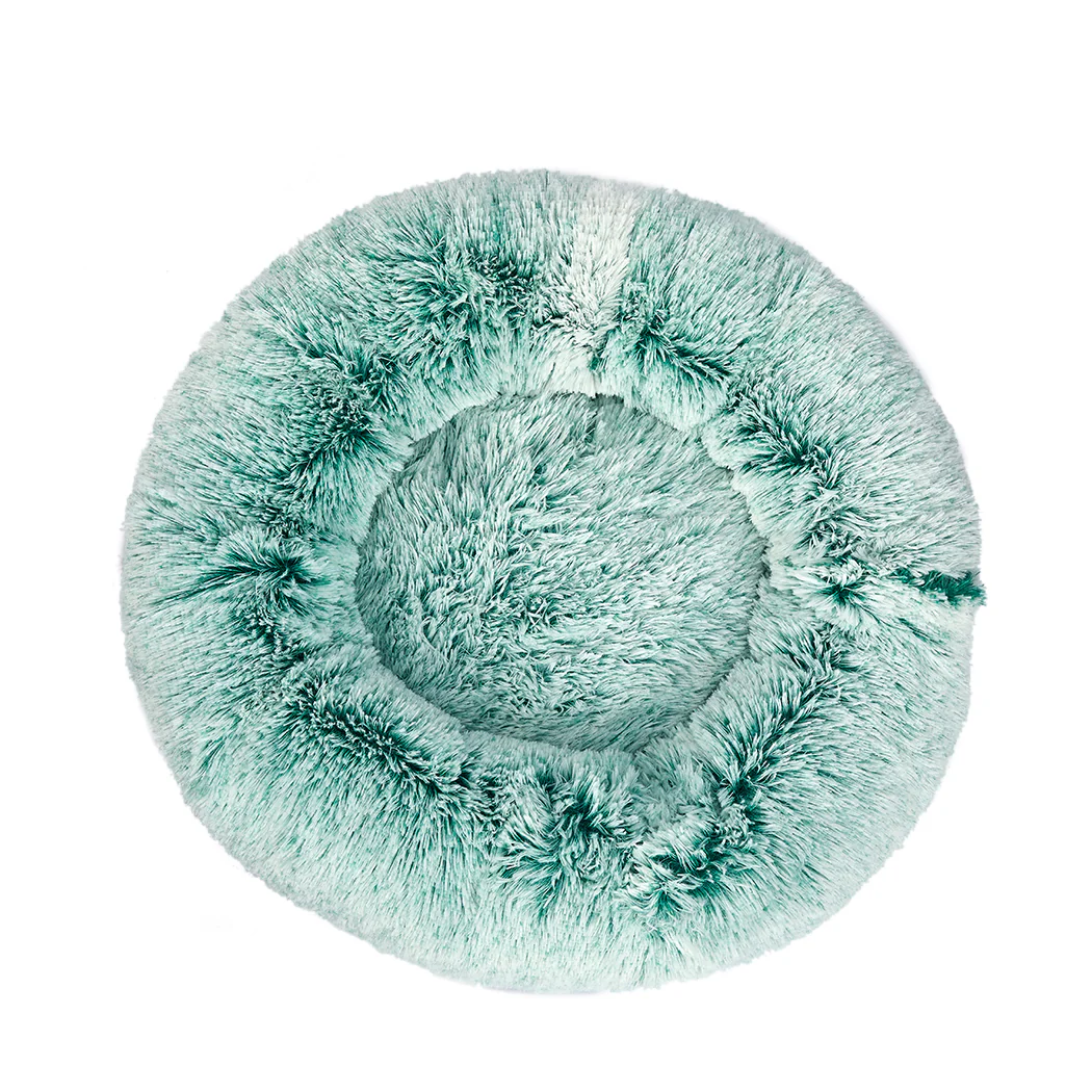 LARGE Dog Beds Pet Donut Nest Calming - Teal - Nurns
