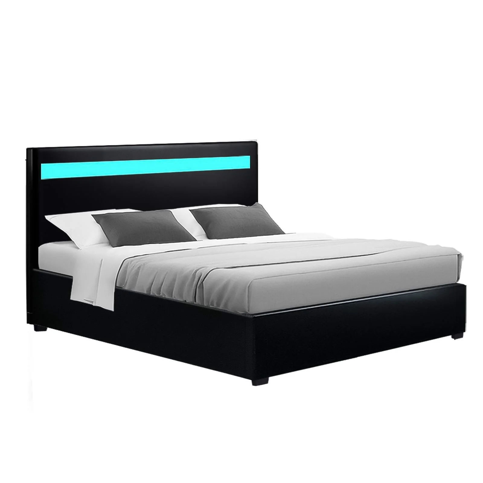Mars Bed & Mattress Package - Black Double - Nurns
