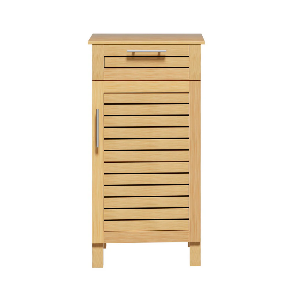 Bathroom Cabinet Storage 90cm Wooden - Nurns