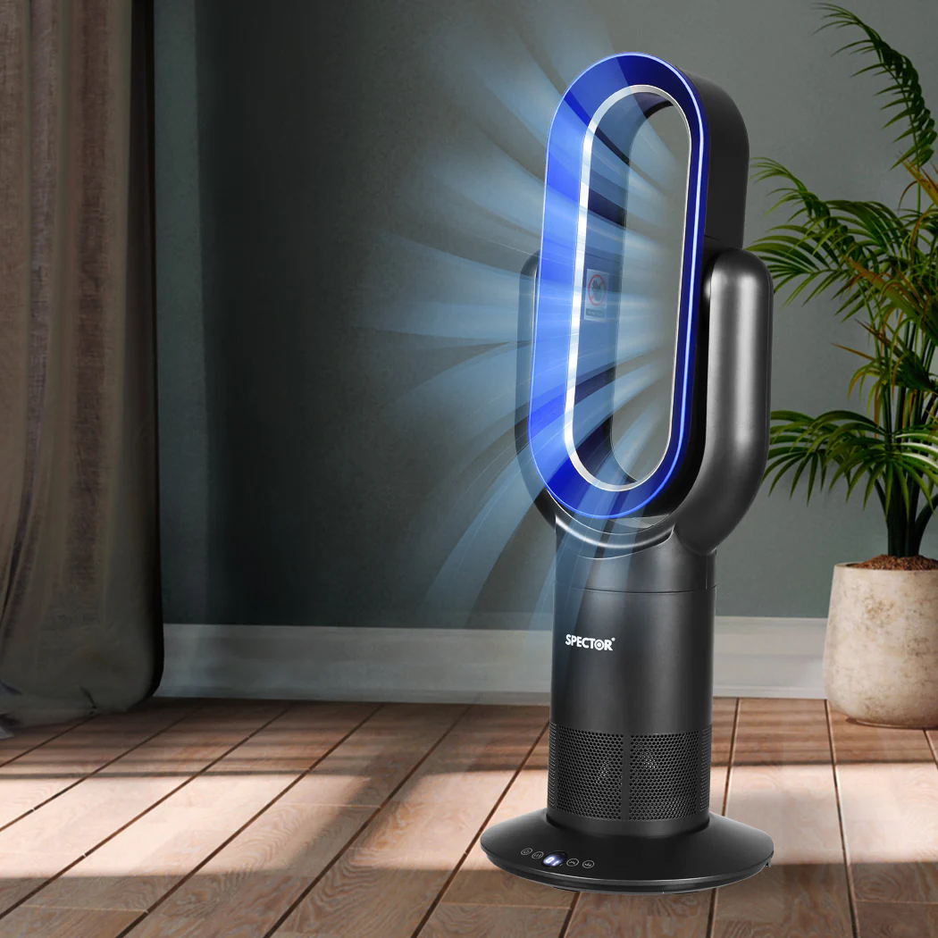 Bladeless Fan Cooler Heater - Black - Nurns