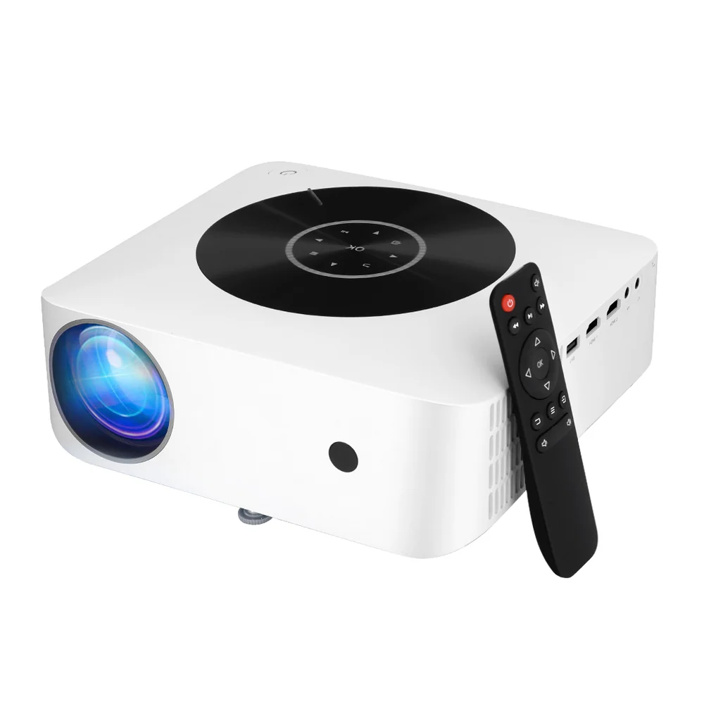 Wifi Bluetooth Video Projector Touch Screen 1080P Portable Home Cinema - Nurns