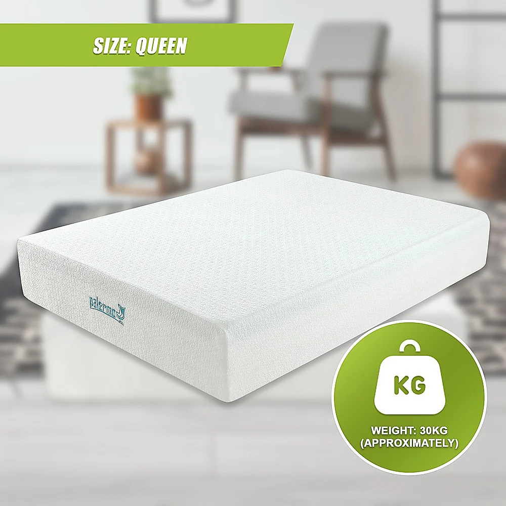 Kairos 30cm Mattress Memory Foam Green Tea Infused - Queen - Nurns