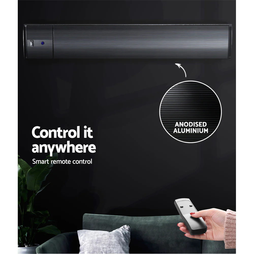 Electric Radiant Strip Heater Outdoor 2400W - Nurns