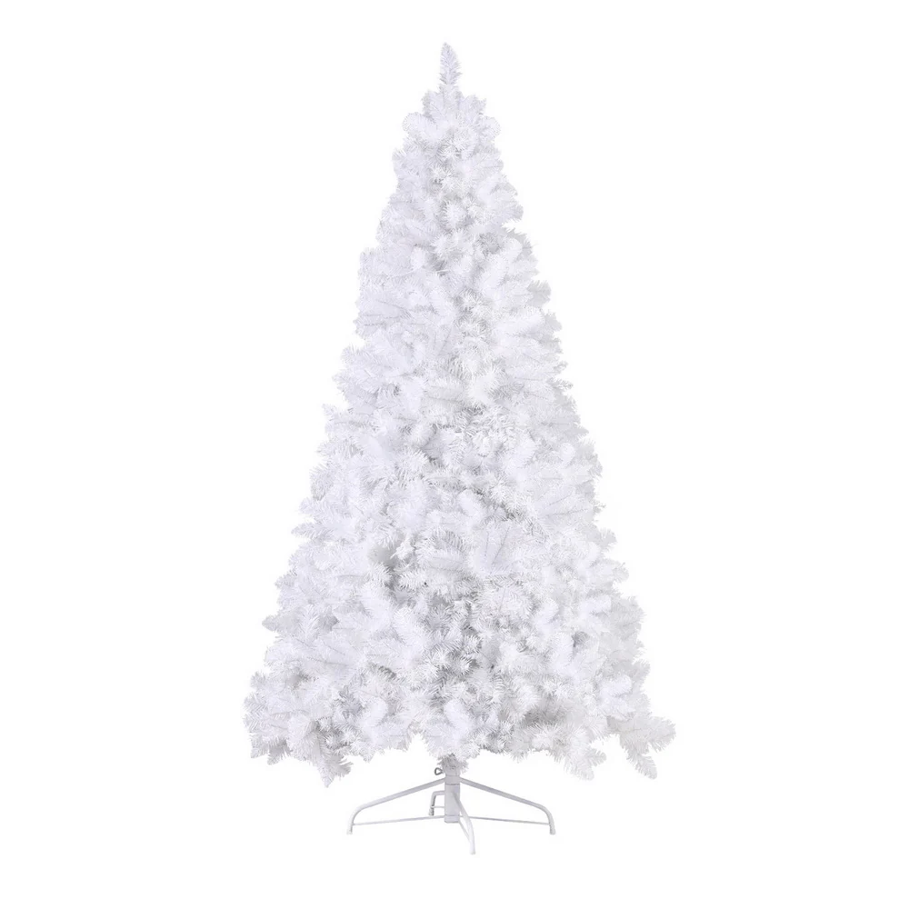 7ft 2.1m 500 LED Christmas Tree Xmas Tree Decorations - White - Nurns
