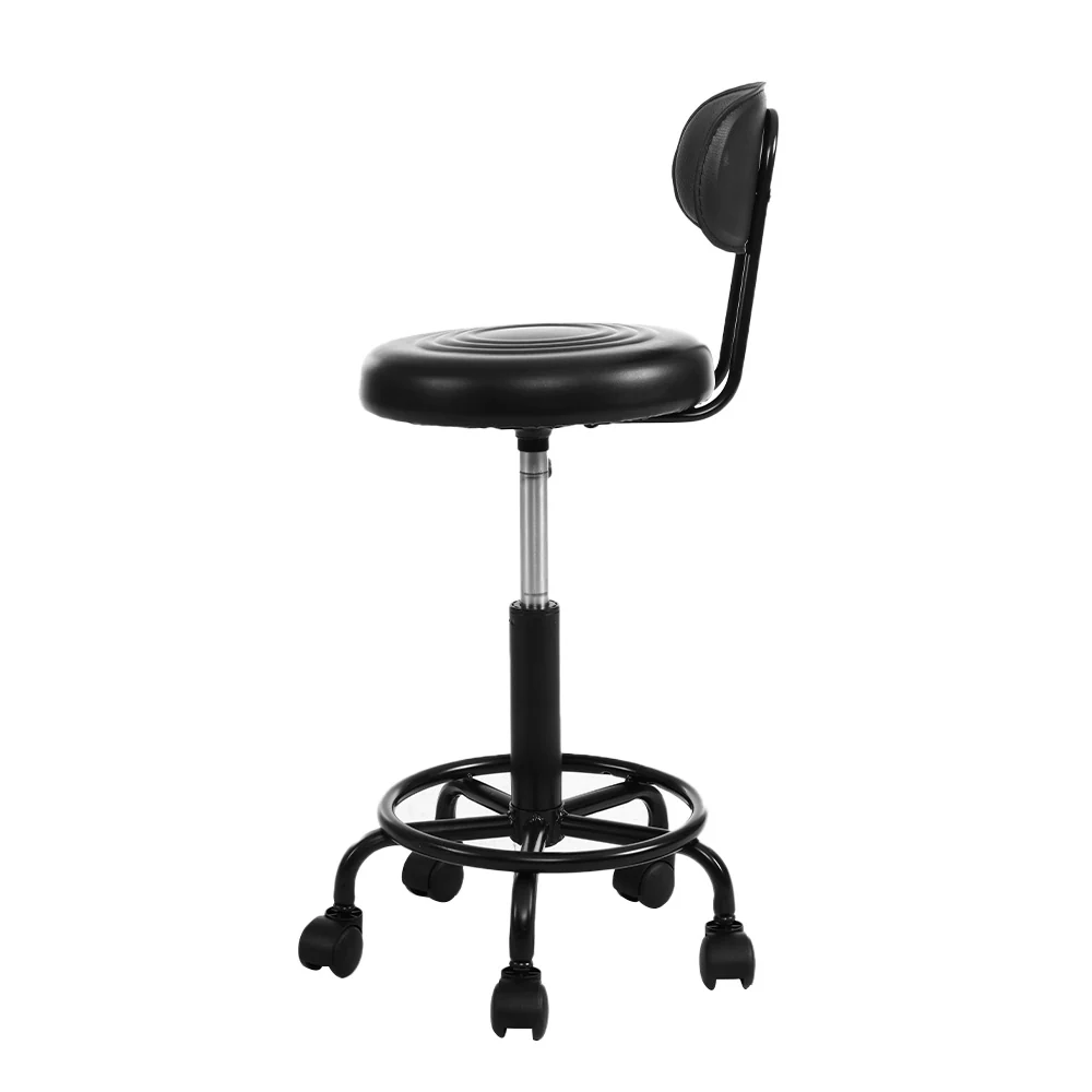 Salon Stool Swivel Chair Backrest - Nurns