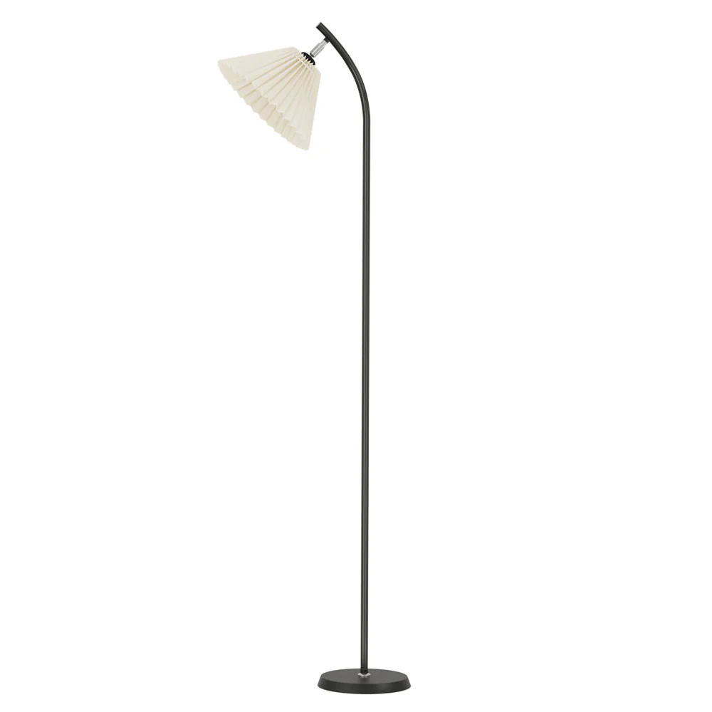 Floor Lamp LED Light Stand Modern Home Living Room Office Reading White - Nurns