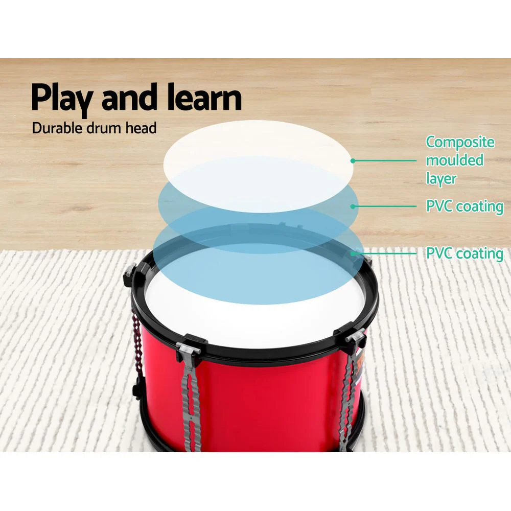 Kids 7 Drum Set Junior Drums Kit Musical Play Toys Children's Mini Big Band - Nurns