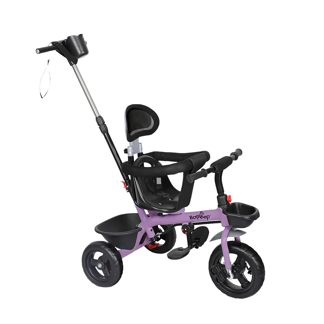 Kids Tricycle Ride On Trike Toddler - Purple - Nurns
