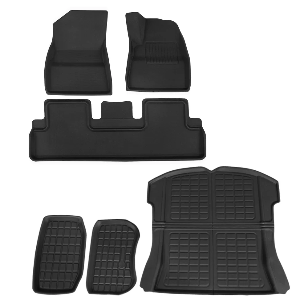 Car Rubber Floor Mats for Tesla Model 3 Trunk Toolbox Cargo Mat Carpet - Nurns