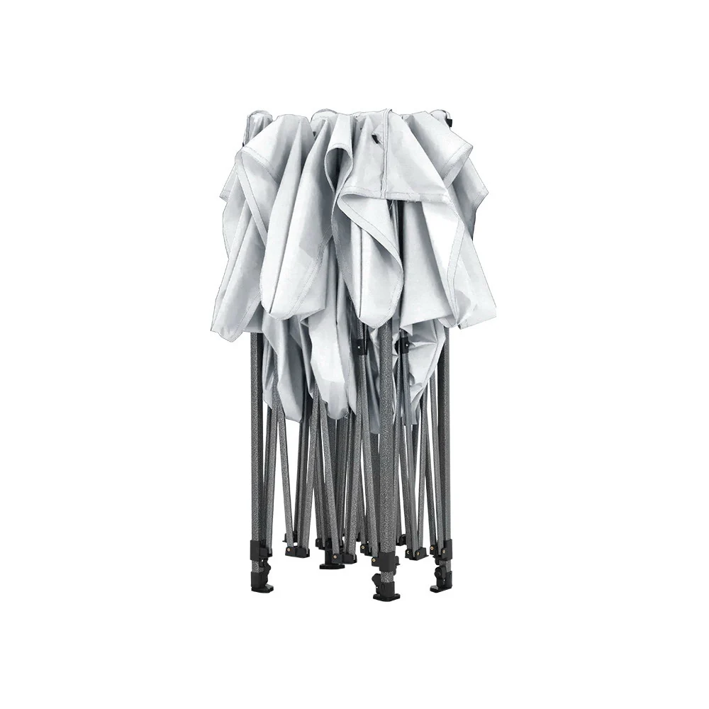 Instahut Gazebo Pop Up Marquee 3x6 Folding Tent Gazebos 500D Oxford Fabric White - Nurns