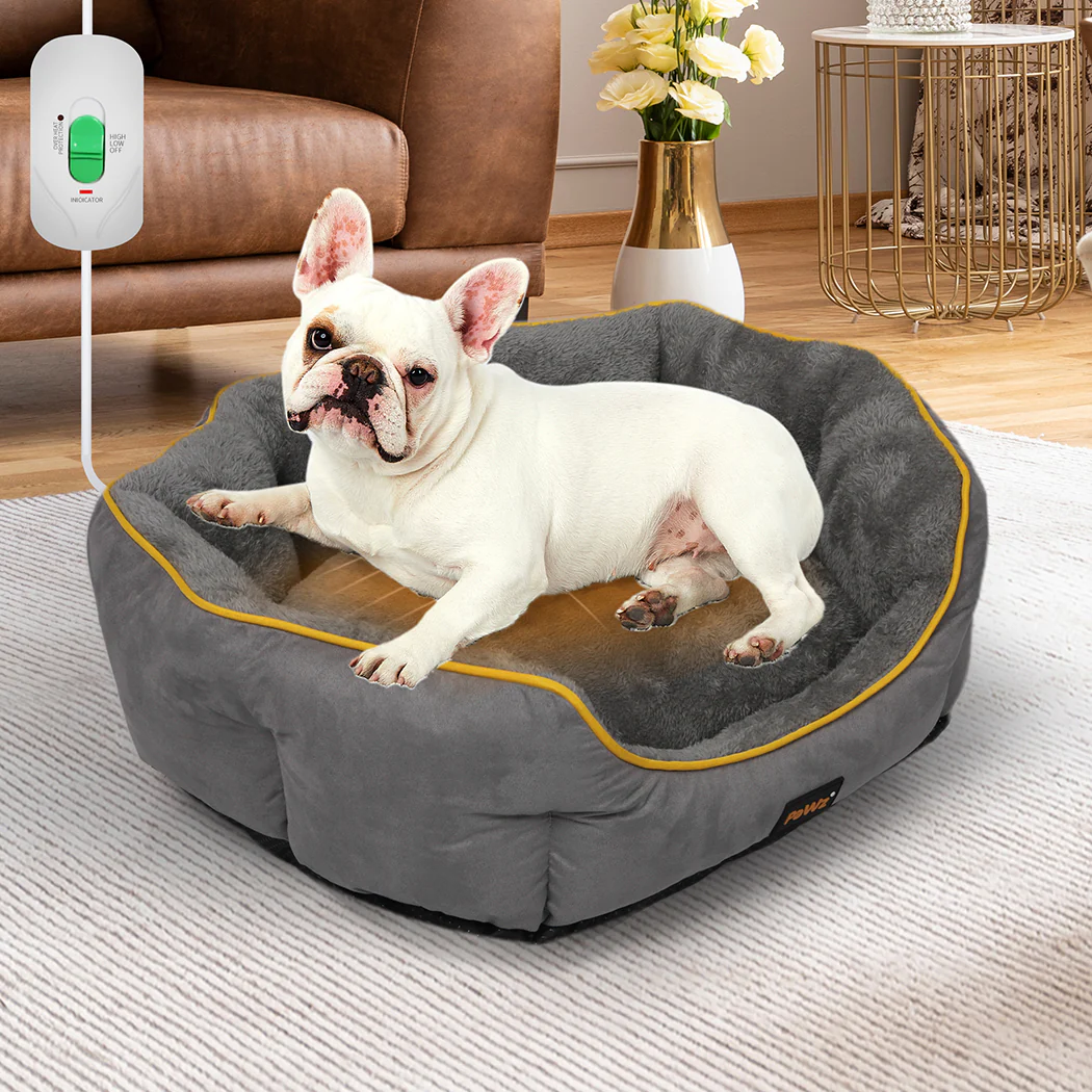SMALL Dog Beds Electric Pet Heater Heated - Blue - Nurns