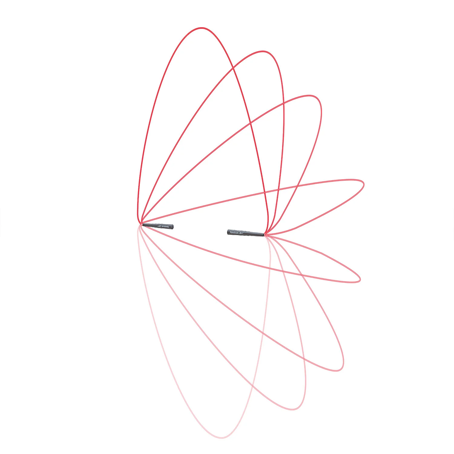 Reebok Skipping Jump Rope (Black/Red, 280cm) - Nurns