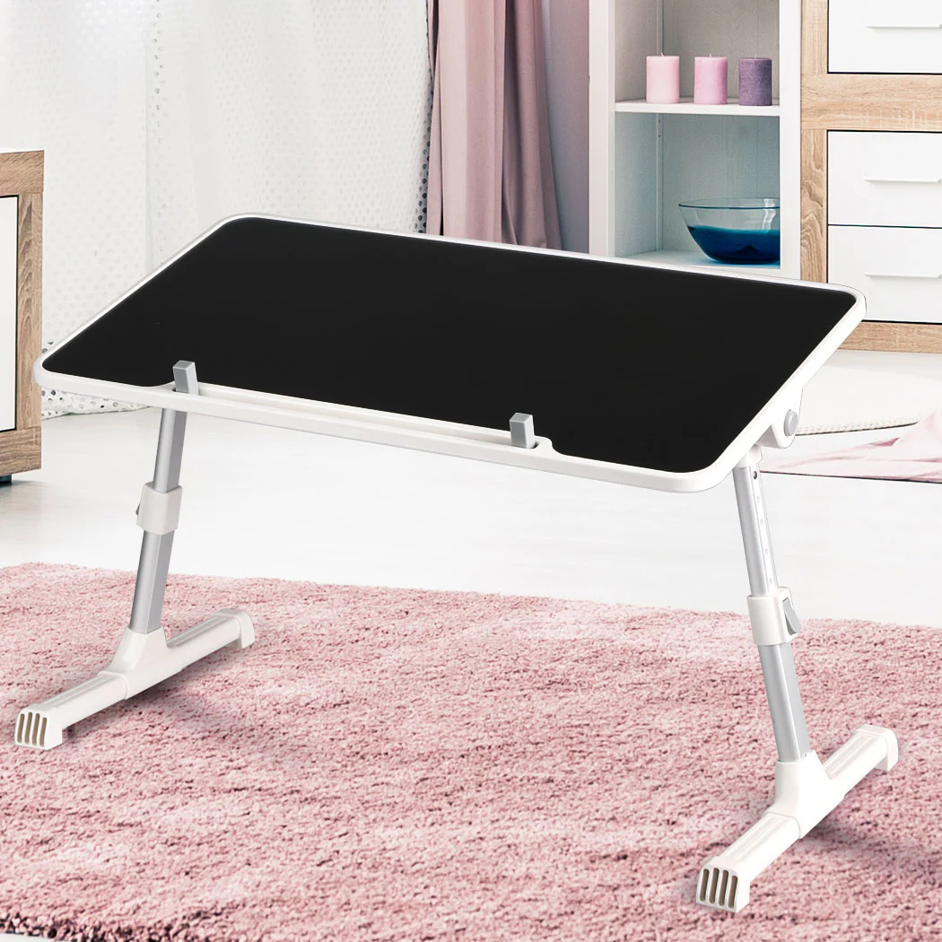 Levede Laptop Desk Computer Stand Table Black - Nurns