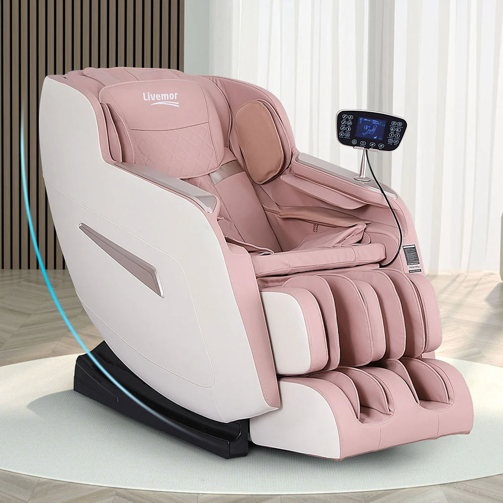 Dionysus Massage Chair Electric Recliner Home Massager - Pink - Nurns