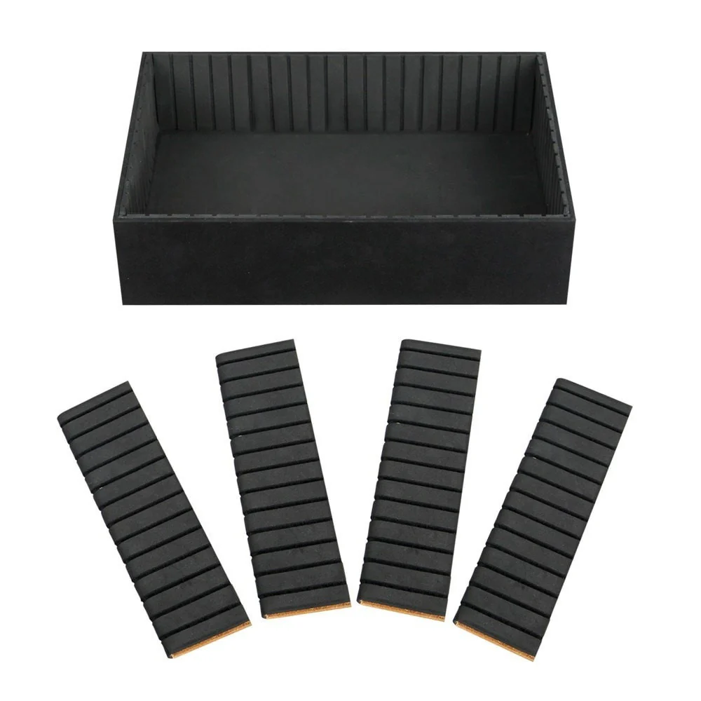 7 in 1 Portable Cosmetic Beauty Makeup Trolley - Diamond Black - Nurns