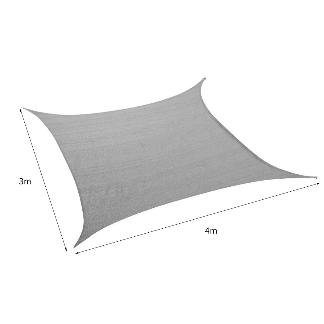 Mountview Sun Shade Sail Cloth Rectangle Large - Nurns