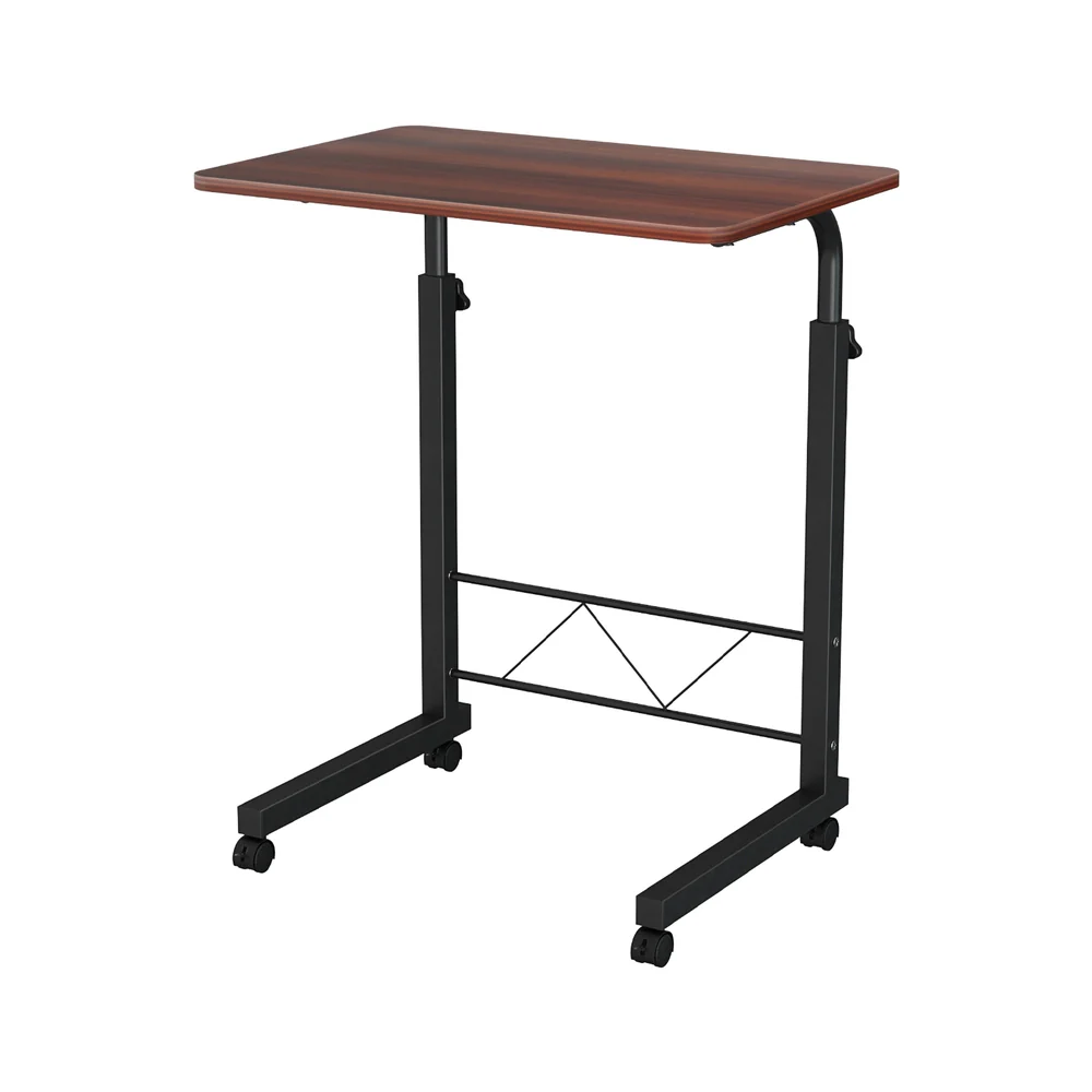 Artiss Laptop Desk Table Adjustable 60cm Dark Wood - Nurns